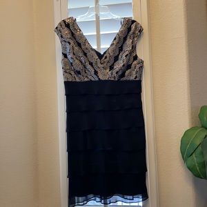 Back cocktail dress